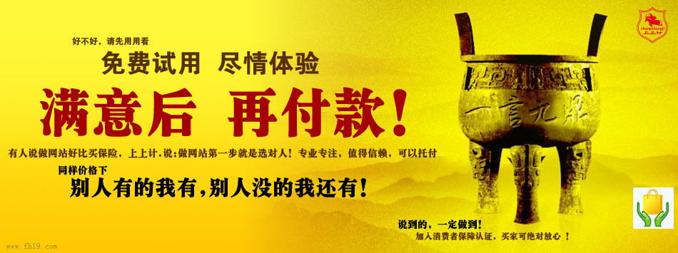 认认真真帮您建好网站 