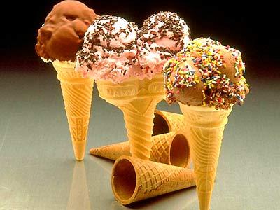 华夫冰淇淋蛋卷